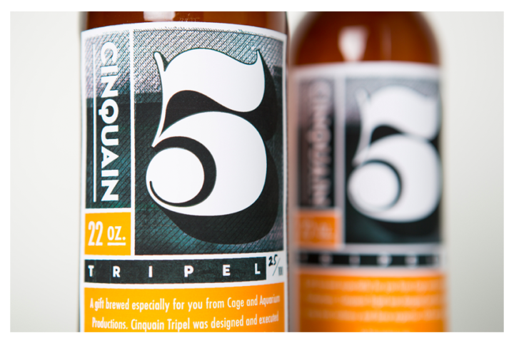 Package Design Beer Label Cinquain Tripel